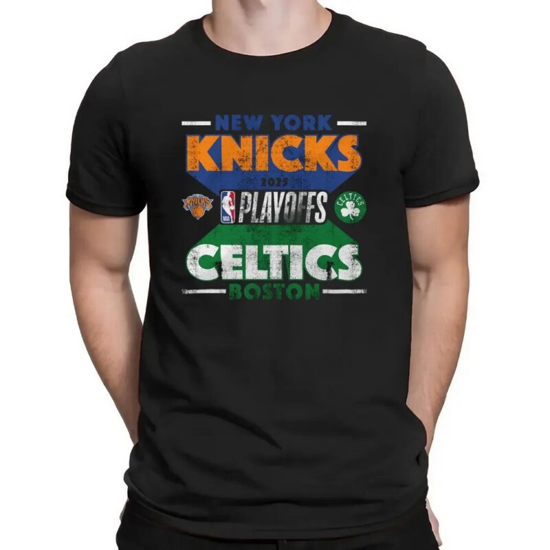 New York Knicks Vs Boston Celtics 2025 NBA Playoffs Final T Shirt