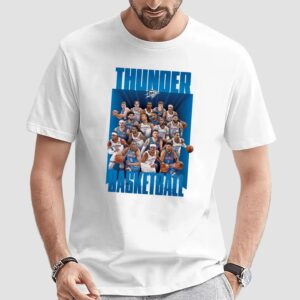Oklahoma City Thunder Basketball 2024 2025 Roster T Shirt