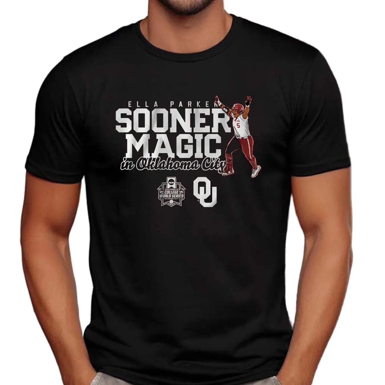 Oklahoma Softball Ella Parker Sooner Magic in Oklahoma City T Shirt