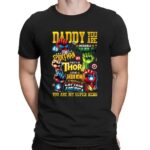Daddy You Are My Superhero as incredible as hulk amazing as spider-man thor Marvel Father's Day T Shirt