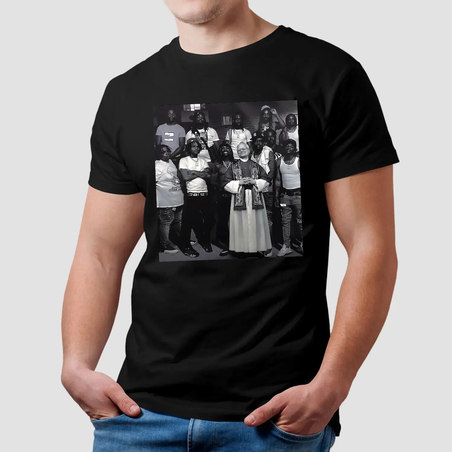 Pope Leo XIV O Block Chicago T Shirt, Funny Gang Parody Tee, Meme Humor, Out Of Pocket Humor, Gen Z Shirt, Dank Meme, Offensive Tee