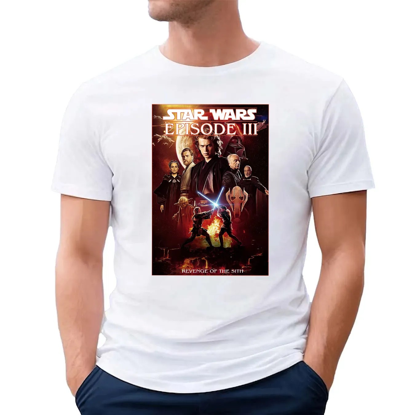 Retro 90's Starwars 20th Anniversary, Revenge of The Sith Graphic, Darth VaderFan Bootleg Tee, Comfort Colors T-Shirt, Gift For Women and Man