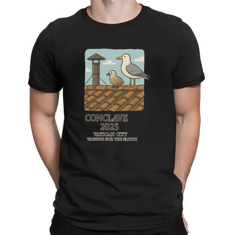 Seagull Conclave 2025 Vatican City Waiting For The Smoke Shirt