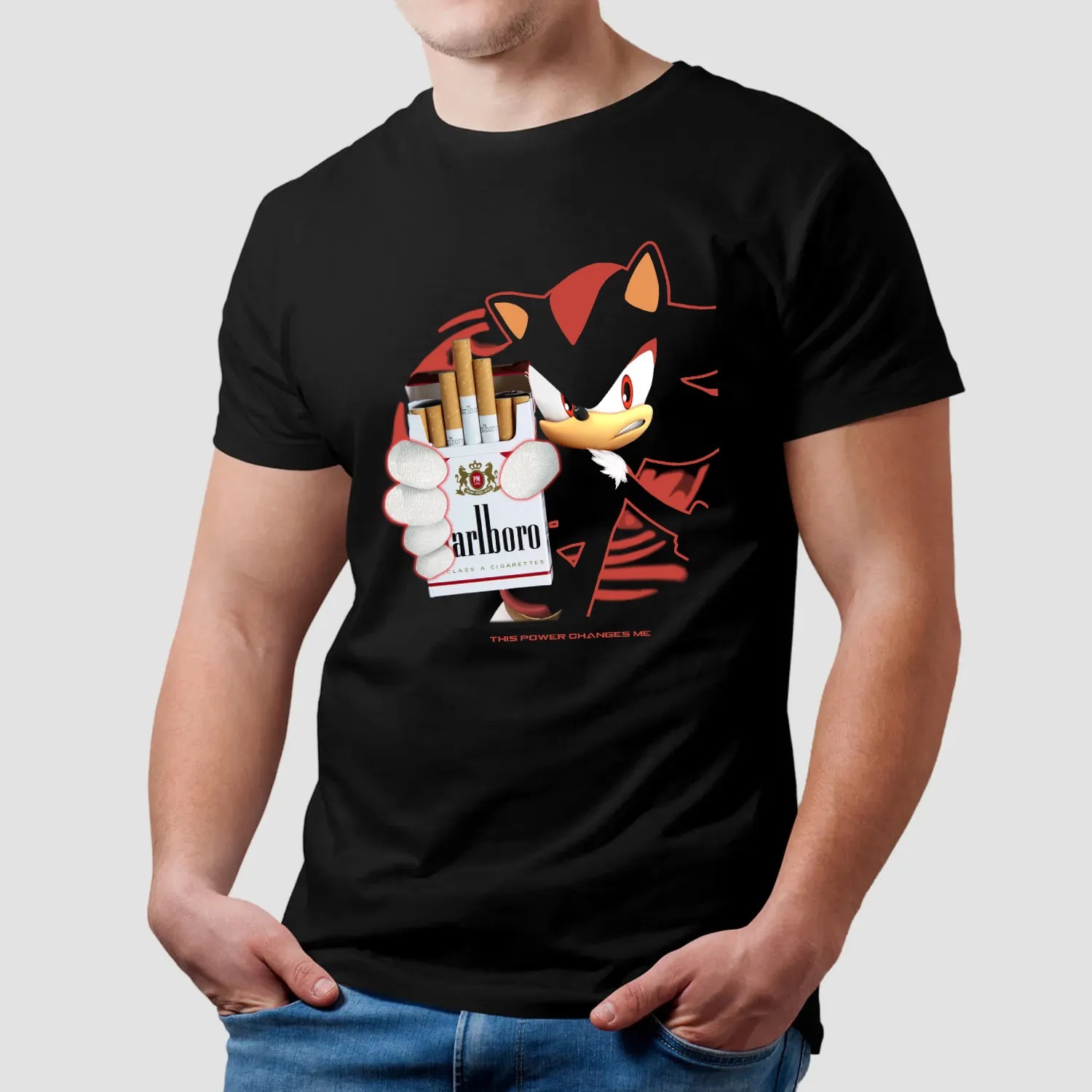 Shadow The Hedgehog Marlboro Ultimate Power This Power Changes Me Shirt