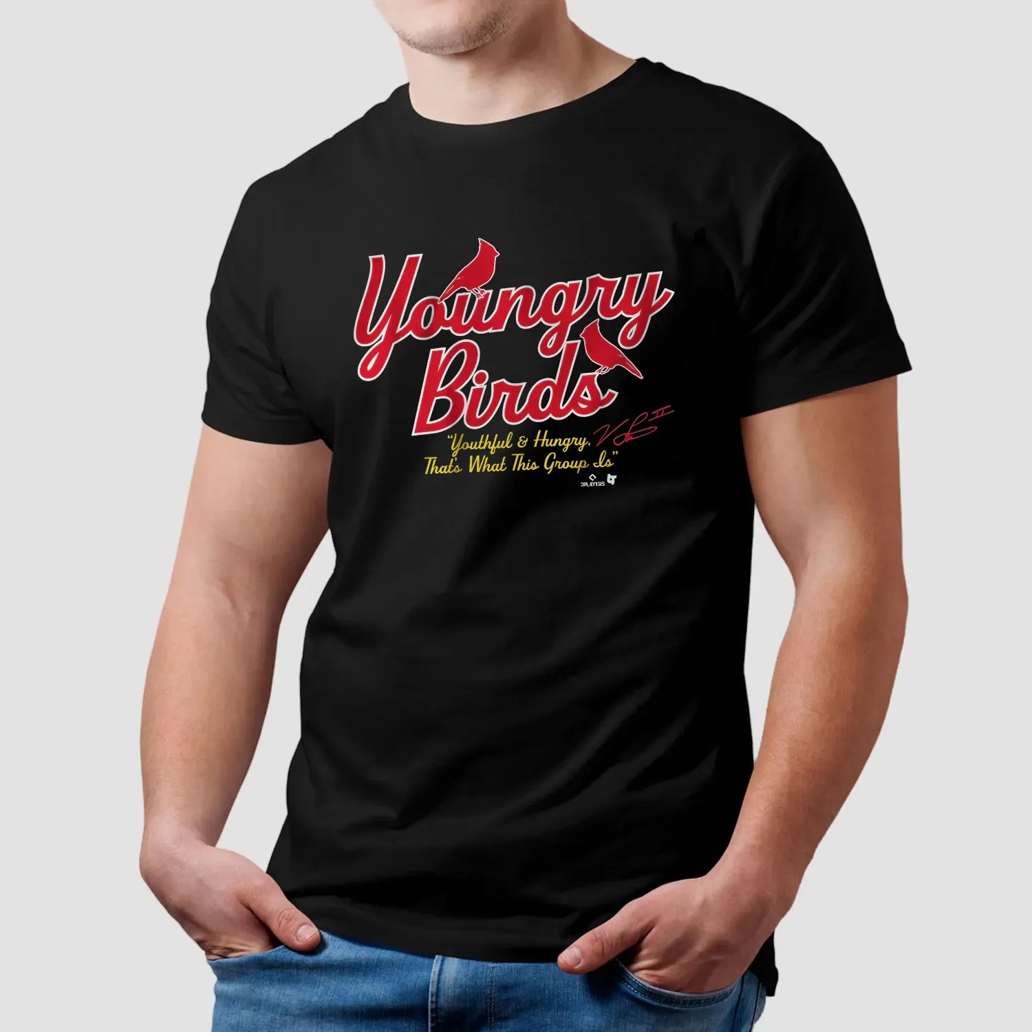 St. Louis Cardinals Baseball Youngry Birds Youthful And Hungry T Shirt