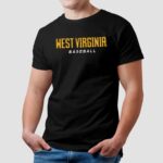 West Virginia Mountaineers Baseball Logo Stack T Shirt