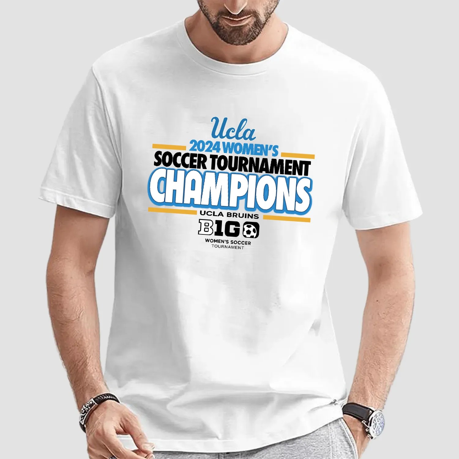 UCLA Bruins 2024 Big 10 Women's Soccer Tournament Champions T Shirt