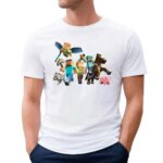 Birthday Party Shirt, MineC Comfort Colors Shirt, Custom Family Birthday T-shirt, Gift for Kids, Mine Craft Family Matching Birthday Tees
