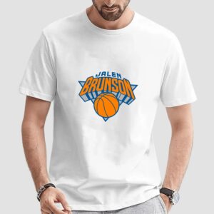 New York Knicks Basketball Star Jalen Brunson Logo Fans T Shirt