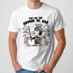 Snoopy Out On The Armor Of God Helmet Of Salvation Sword Of Spirit T Shirt