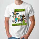 JORDAN Birthday Party Shirt, MineC Comfort Colors Shirt, Custom Family Birthday T-shirt, Gift for Kids, Mine Craft Family Matching Birthday Tees
