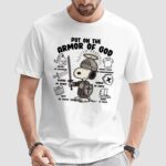Snoopy Out On The Armor Of God Helmet Of Salvation Sword Of Spirit T Shirt