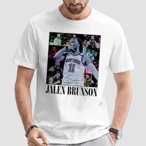 Jalen Brunson New York Basketball Vintage Bootleg 90s T Shirt