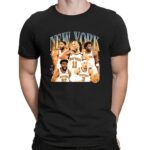 New York Knicks Basketball Team Graphic Vintage Bootleg T Shirt
