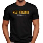 West Virginia Mountaineers Baseball Logo Stack T Shirt
