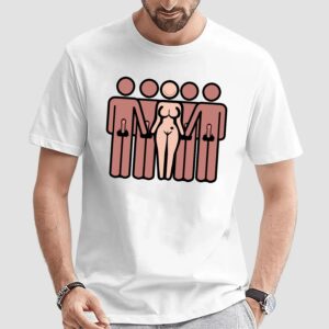 Woman give penis man funny T Shirt