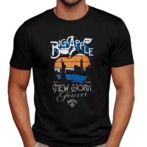 Knicks York Knicks Big Apple Est. 1946 Band T Shirt