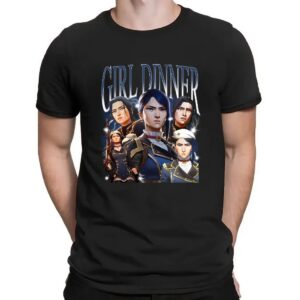 Caitlyn Arcane Girl Dinner Vintage Bootleg Shirt