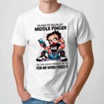Betty Boop I would Like To Thank My Middle Finger T Shirt