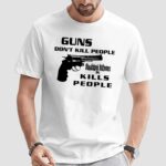 GUNS DON'T KILL PEOPLE Kublai khan KILLS PEOPLE T Shirt