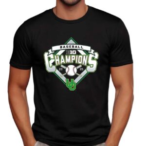 Oregon Ducks Baseball Big 10 Champions 2025 T Shirt