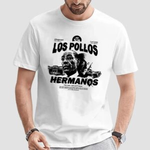Vintage Los Pollos Hermanos Graphic Tee - Gus Fring and Mike Ehrmantraut T Shirt - Breaking Bad Movie T Shirt - Walter White - Jeese Pinkman