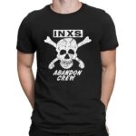 Skull Crossbones INXS Abandon Crew Vintage Shirt