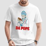 Da Pope Holding Hot Dog Meme T Shirt