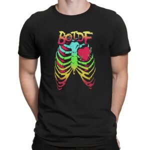 Chest Skeleton BOTDF Colorful Vintage Shirt