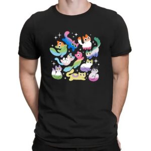 Pride Flags Void Cats Colorful T Shirt
