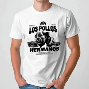 Vintage Los Pollos Hermanos Graphic Tee - Gus Fring and Mike Ehrmantraut T Shirt - Breaking Bad Movie T Shirt - Walter White - Jeese Pinkman