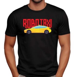 Tesla Robotaxi Elon Musk Autonomous Cars T Shirt