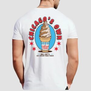 Chicago's Own The Cream Team Big Cat's Ice Cream Task Force T Shirt