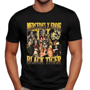 Mercedes X Eddie Black Tiger T Shirt