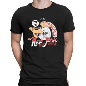 Mickey Mantle New York Yankees Best Player Signature T Shirt