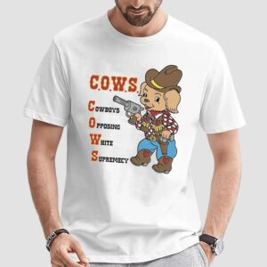 COWS Cowboys Opposing White Supremacy Dog T Shirt