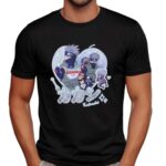 Naruto Shippuden Kakashi Heart Glitter Collage T Shirt