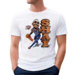 SGA Shai Gilgeous-Alexander Caricature Thunder The 2025 NBA Finals MVP T Shirt