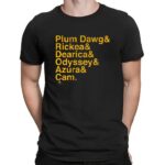 Los Angeles WBB Ampersand Stars 2025 Players Name T Shirt