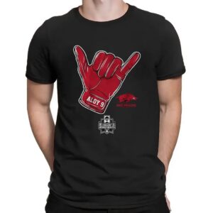 Arkansas Razorbacks Baseball Wehiwa Aloy CWS Shaka T Shirt