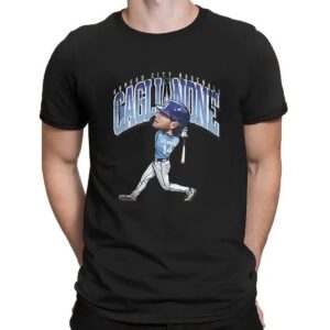 Jac Caglianone Kansas City Royals MLB baseball cartoon t shirt