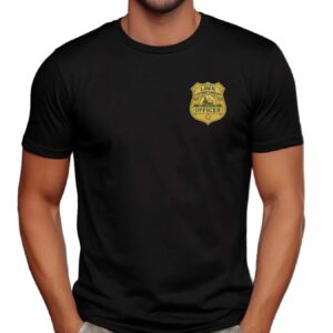 Lawn Enforcement Officer Double Sided T Shirt