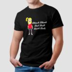 Tammy Larsen bleach blonde bad built butch body t shirt
