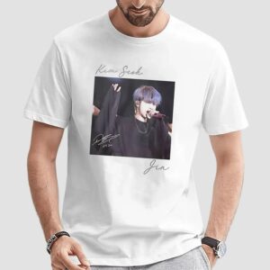 Kim Seokjin BTS signature t shirt