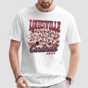 Louisville Cardinals Baseball Team Photo 2025 T Shirt