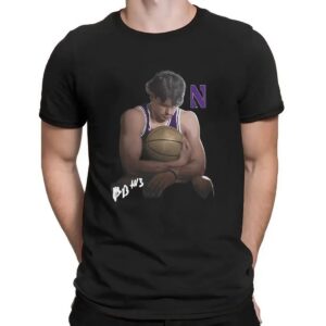 Brooks Barnhizer Northwestern Wildcats Portrait T Shirt