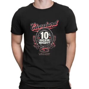 Cleveland 10 beer night 1974 t shirt