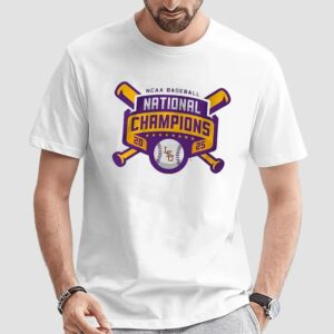 LSU Baseball 2025 National Champions Logo T Shirt