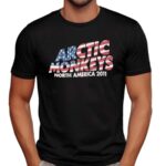 Arctic Monkeys North America 2011 American Flag shirt