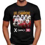Dc Defenders Your 2025 Ufl Champions Poster T Shirt